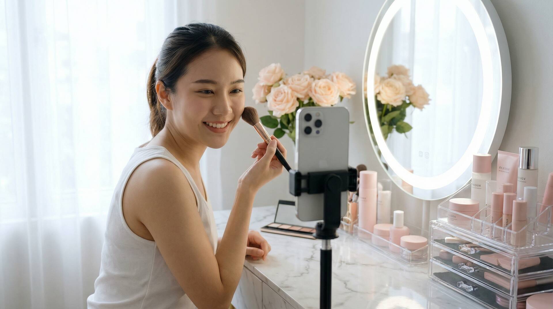 糖心vlog美妆视频教程